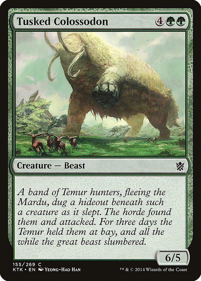 Tusked Colossodon [Khans of Tarkir] | Rock City Comics