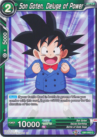 Son Goten, Deluge of Power (DB1-042) [Dragon Brawl] | Rock City Comics