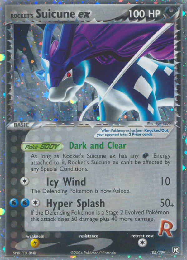 Rocket's Suicune ex (105/109) [EX: Team Rocket Returns] | Rock City Comics