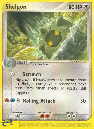 Shelgon (20/97) [EX: Dragon] | Rock City Comics