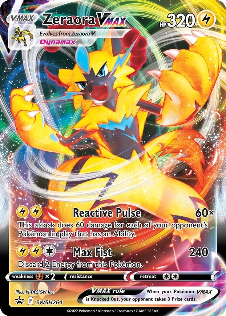 Zeraora VMAX (SWSH264) [Sword & Shield: Black Star Promos] | Rock City Comics