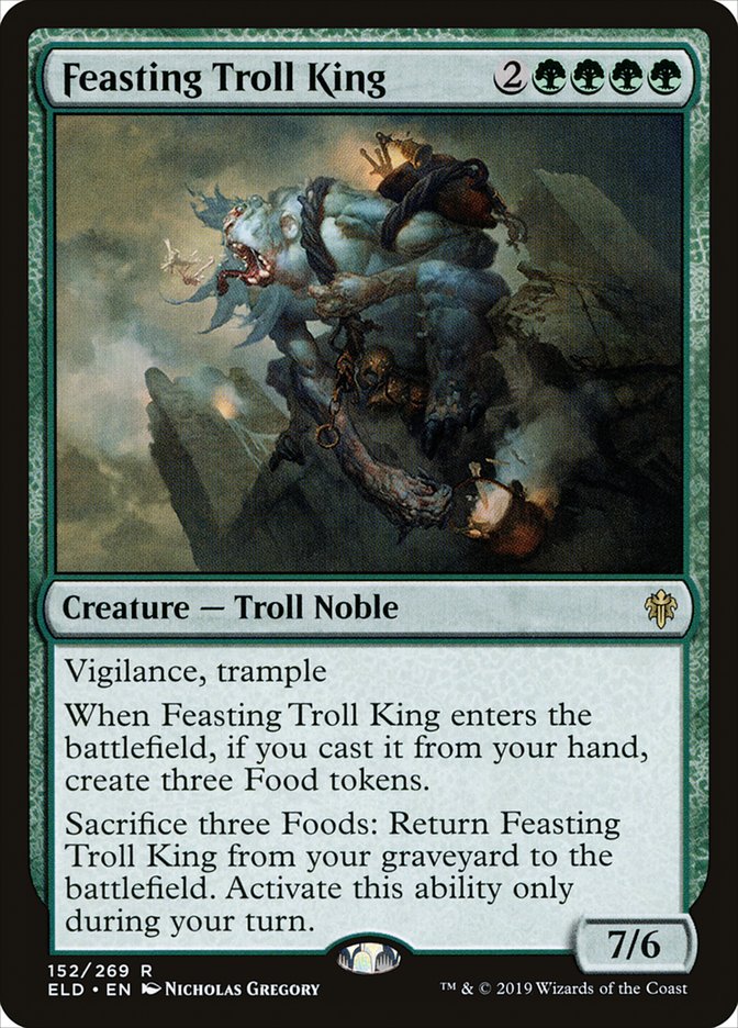 Feasting Troll King [Throne of Eldraine] | Rock City Comics