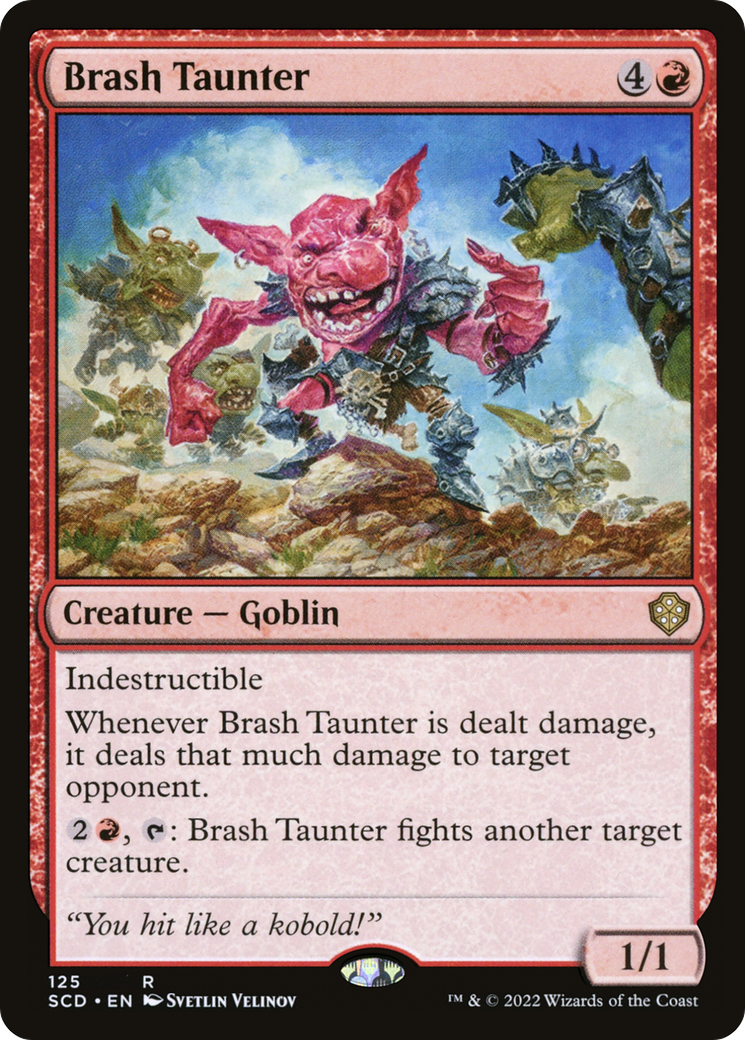 Brash Taunter [Starter Commander Decks] | Rock City Comics