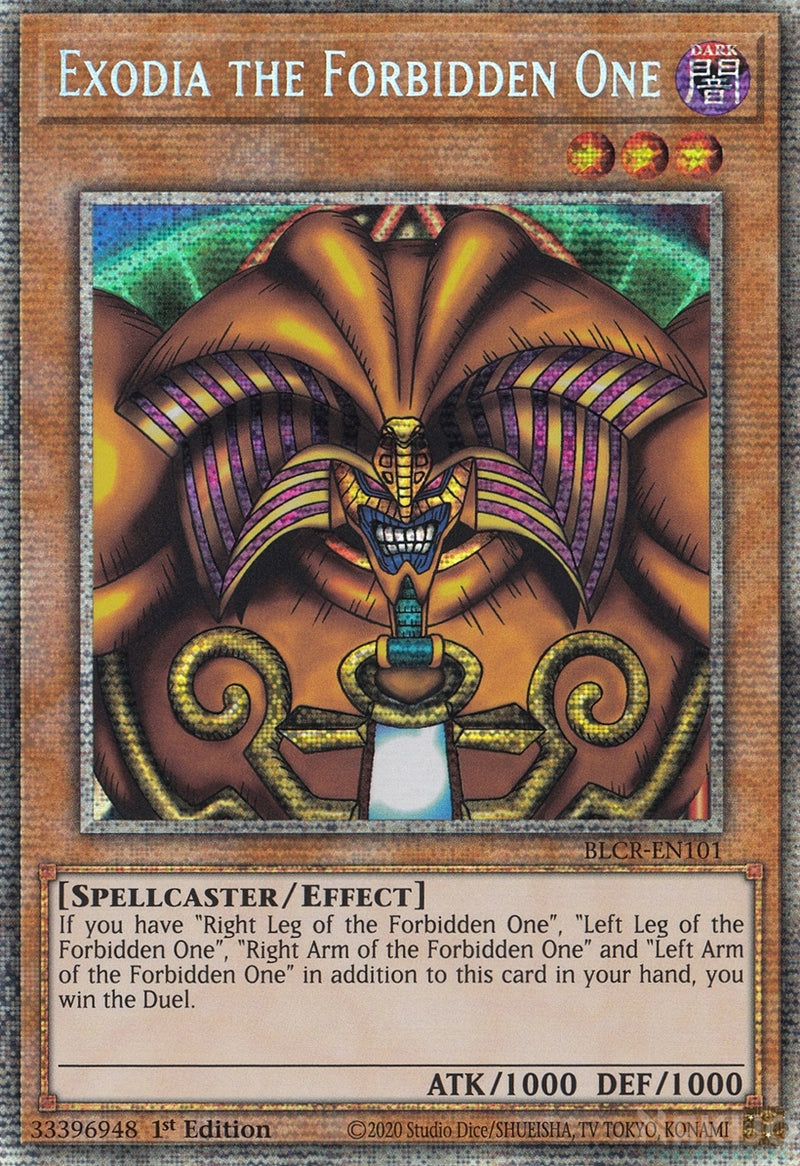 Exodia the Forbidden One [BLCR-EN101] Starlight Rare | Rock City Comics