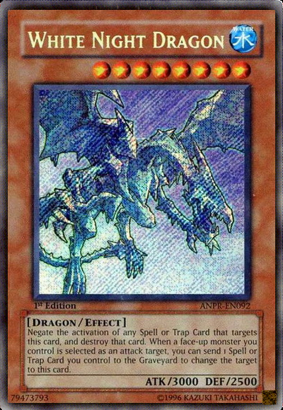 White Night Dragon [ANPR-EN092] Secret Rare | Rock City Comics