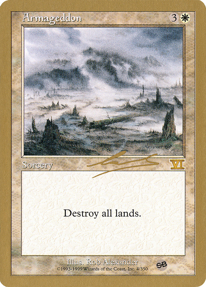 Armageddon (Nicolas Labarre) (SB) [World Championship Decks 2000] | Rock City Comics