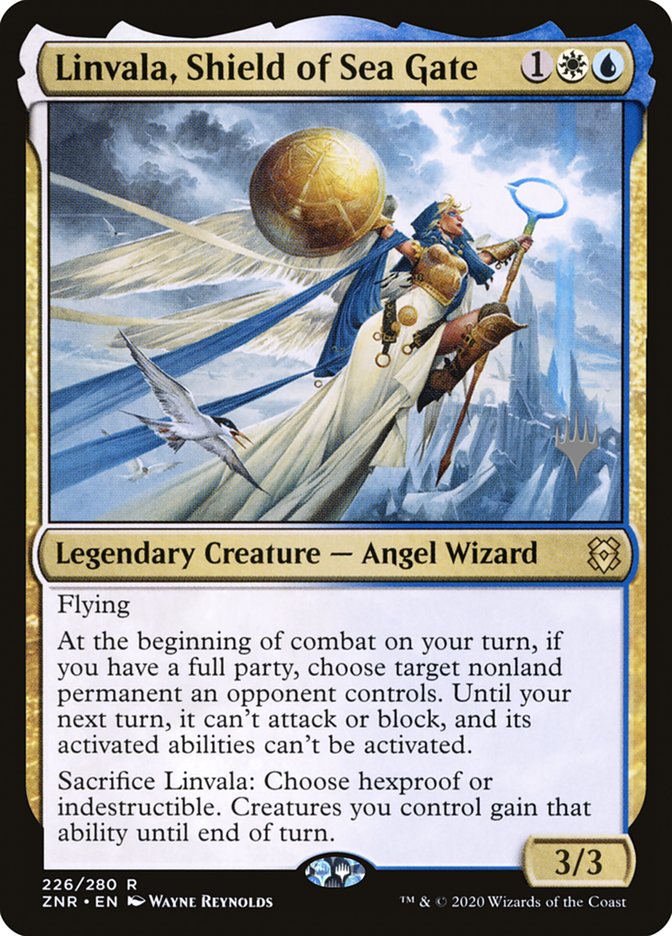 Linvala, Shield of Sea Gate (Promo Pack) [Zendikar Rising Promos] | Rock City Comics