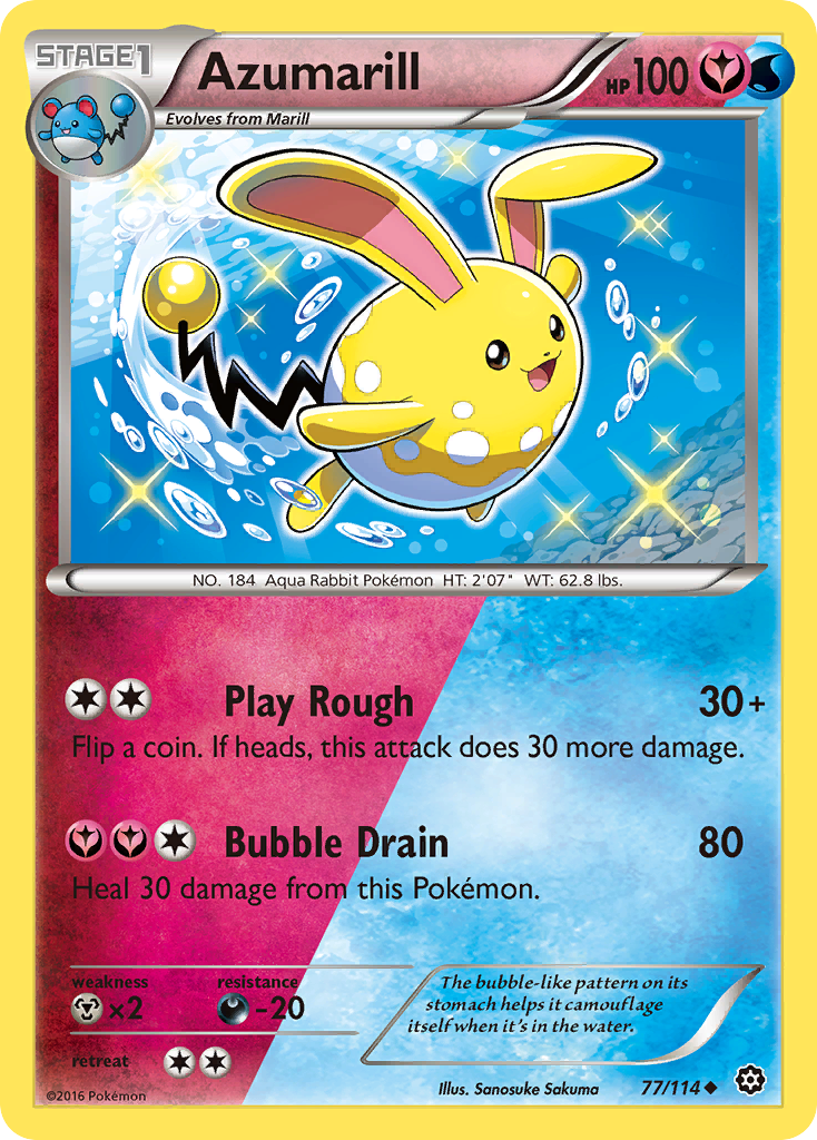 Azumarill (77/114) [XY: Steam Siege] | Rock City Comics