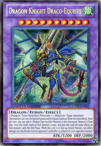 Dragon Knight Draco-Equiste [CT07-EN003] Secret Rare | Rock City Comics