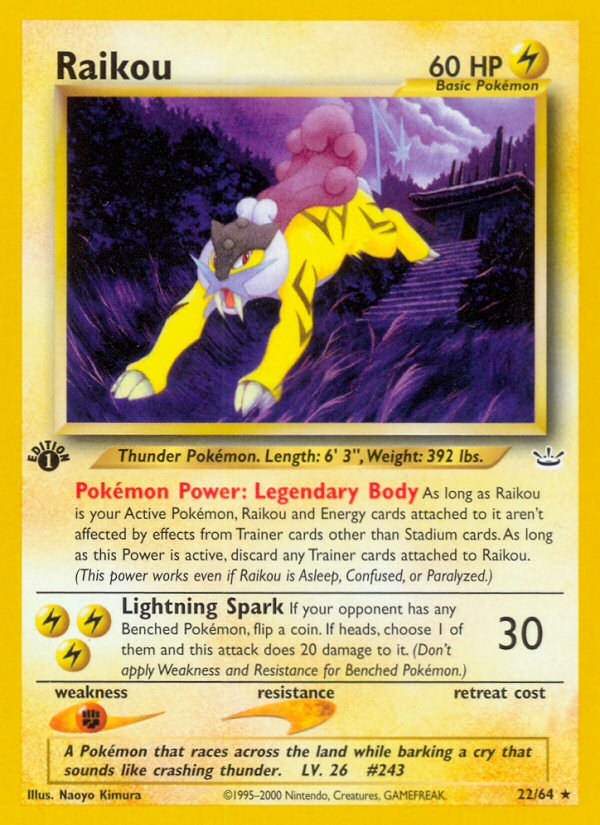 Raikou (22/64) [Neo Revelation 1st Edition] | Rock City Comics