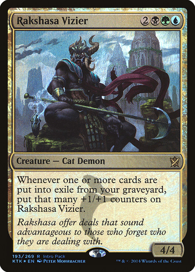 Rakshasa Vizier (Intro Pack) [Khans of Tarkir Promos] | Rock City Comics