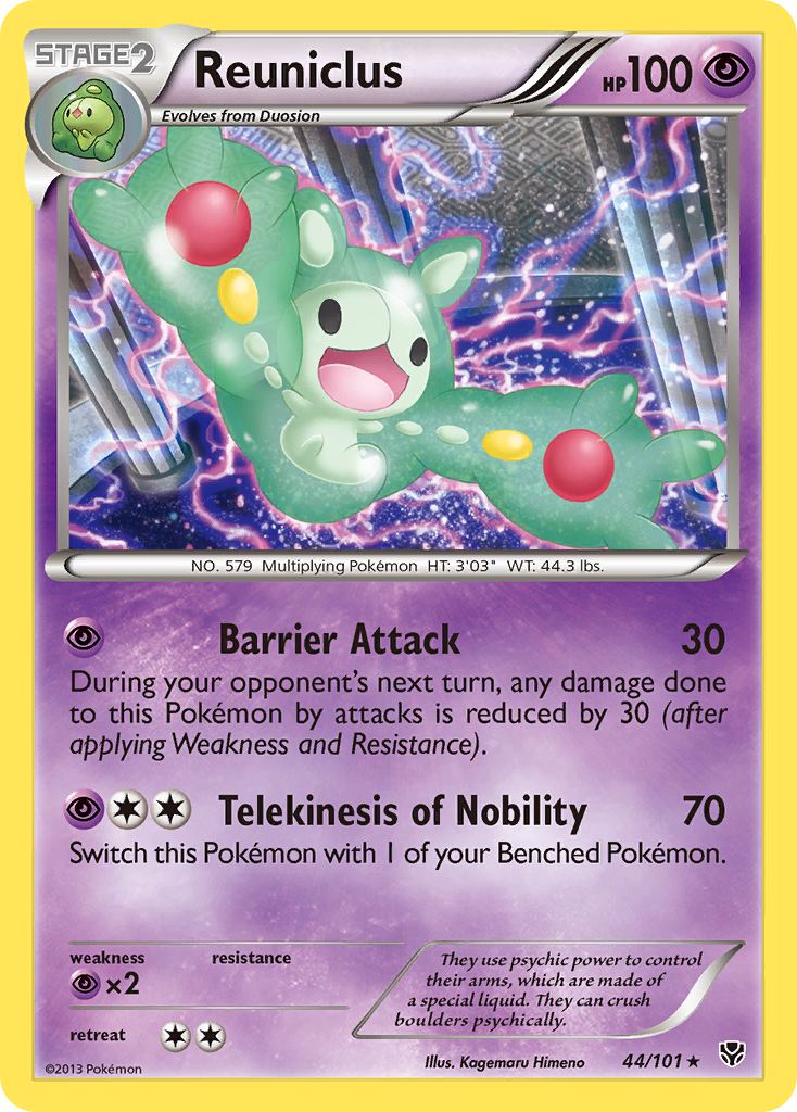 Reuniclus (44/101) [Black & White: Plasma Blast] | Rock City Comics