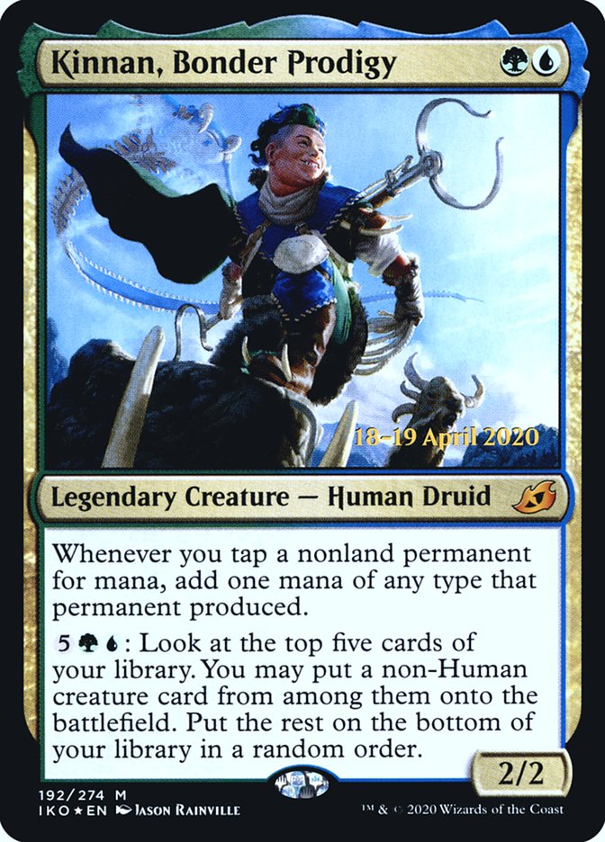 Kinnan, Bonder Prodigy  [Ikoria: Lair of Behemoths Prerelease Promos] | Rock City Comics