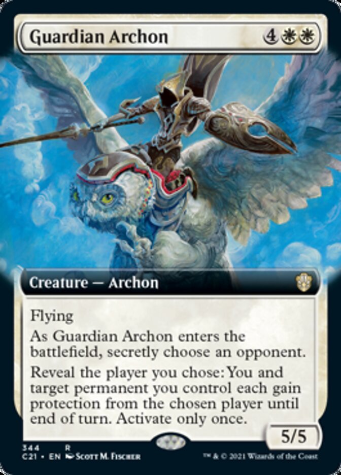 Guardian Archon (Extended) [Commander 2021] | Rock City Comics