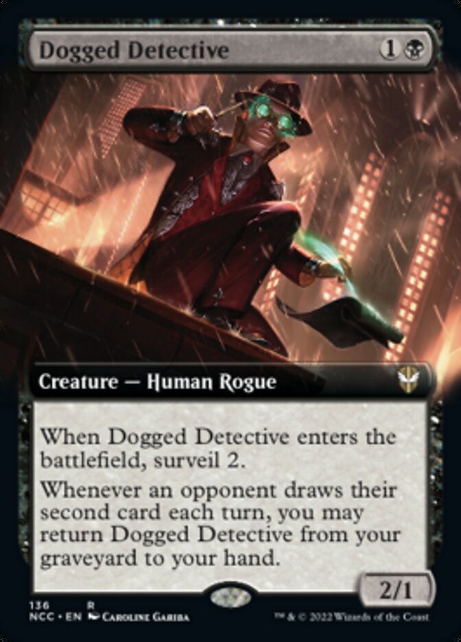 Dogged Detective (Extended Art) [Streets of New Capenna Commander] | Rock City Comics