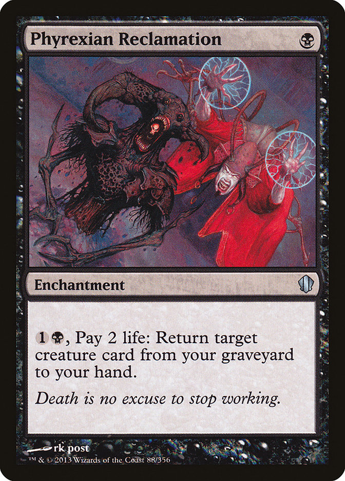 Phyrexian Reclamation [Commander 2013] | Rock City Comics