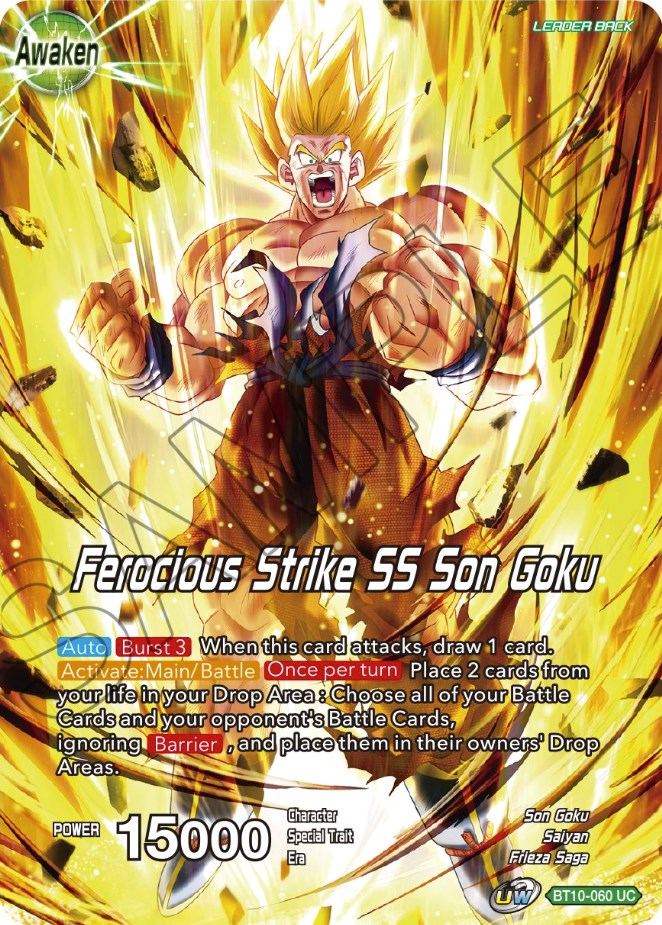 Son Goku // Ferocious Strike SS Son Goku (BT10-060) [Theme Selection: History of Son Goku] | Rock City Comics