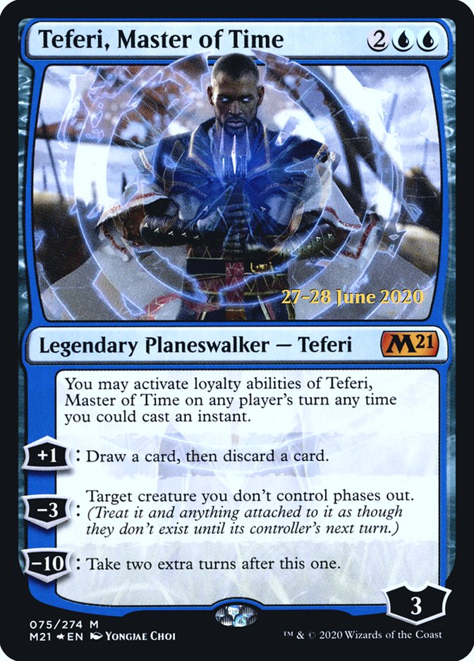 Teferi, Master of Time [Core Set 2021 Prerelease Promos] | Rock City Comics