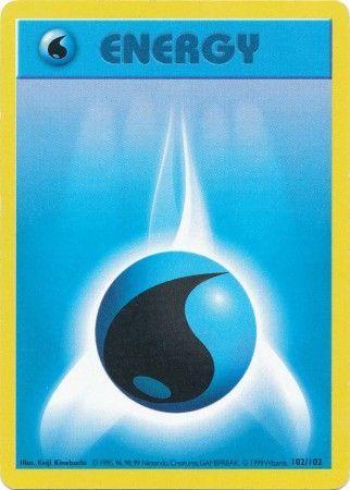 Water Energy (102/102) [Base Set Shadowless Unlimited] | Rock City Comics