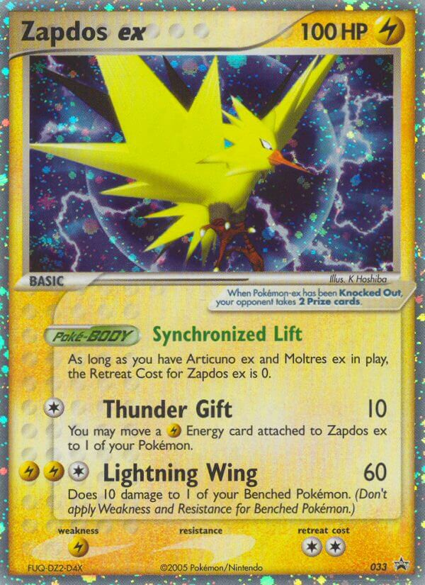 Zapdos ex (033) [Nintendo: Black Star Promos] | Rock City Comics