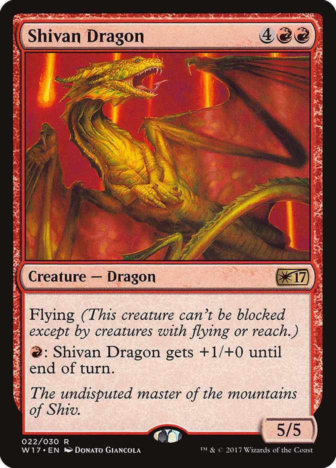 Shivan Dragon [Welcome Deck 2017] | Rock City Comics