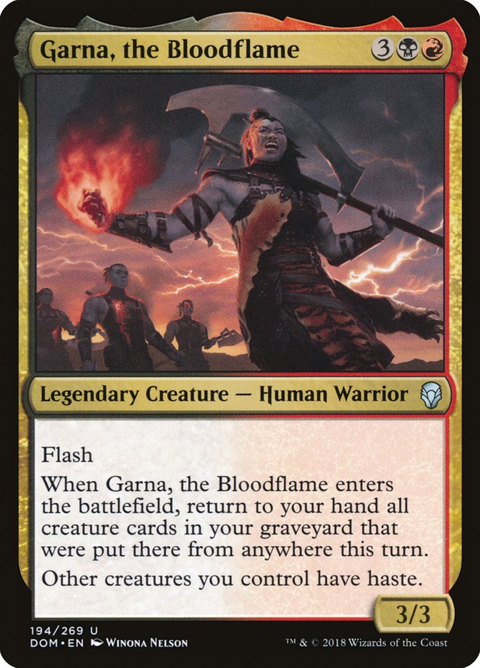 Garna, the Bloodflame [Dominaria] | Rock City Comics