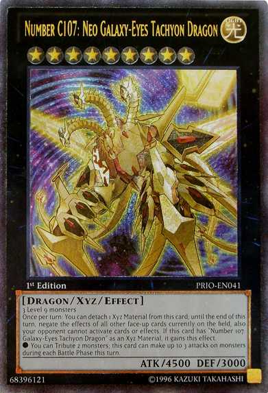 Number C107: Neo Galaxy-Eyes Tachyon Dragon [PRIO-EN041] Super Rare | Rock City Comics