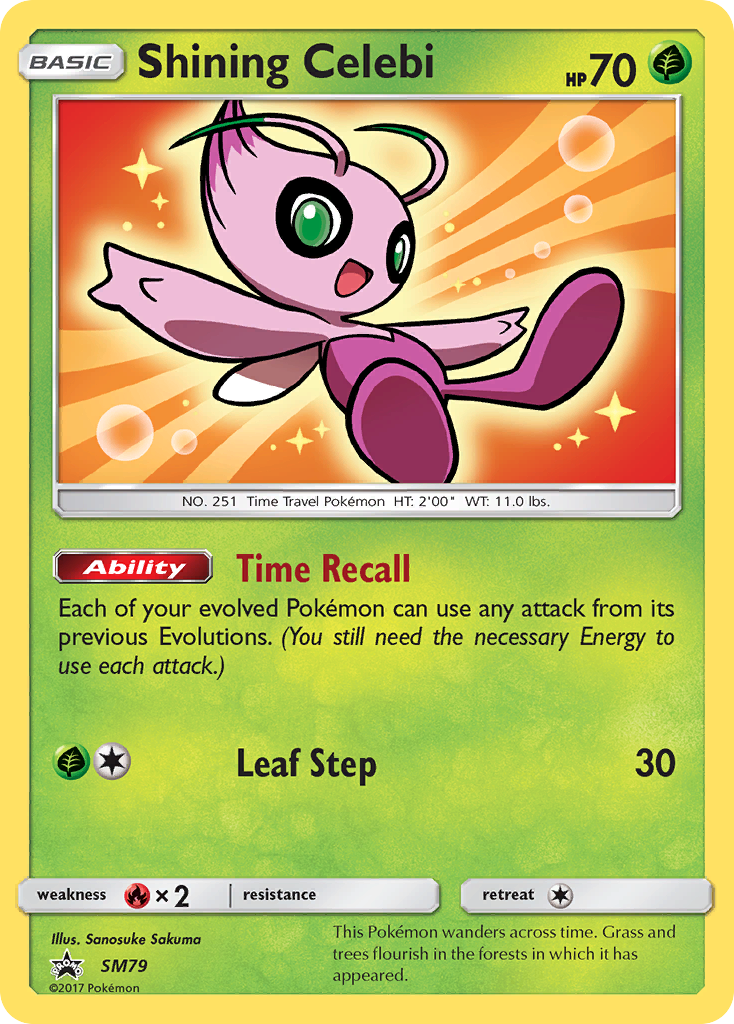 Shining Celebi (SM79) [Sun & Moon: Black Star Promos] | Rock City Comics