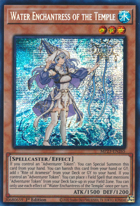 Water Enchantress of the Temple [MP23-EN265] Prismatic Secret Rare | Rock City Comics