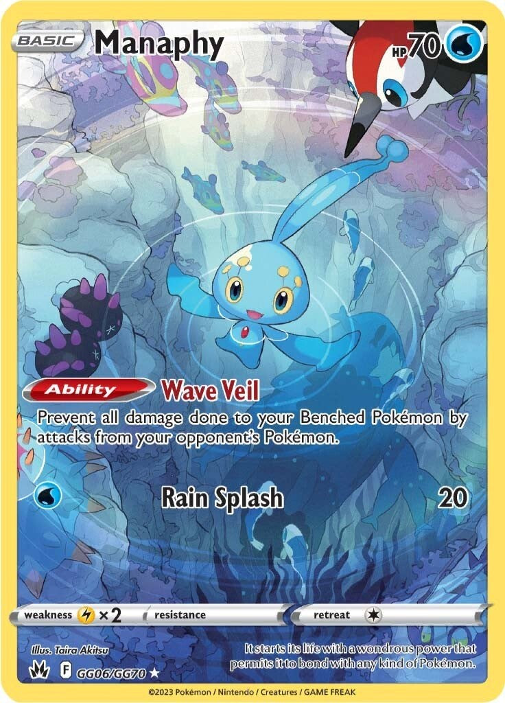 Manaphy (GG06/GG70) [Sword & Shield: Crown Zenith] | Rock City Comics