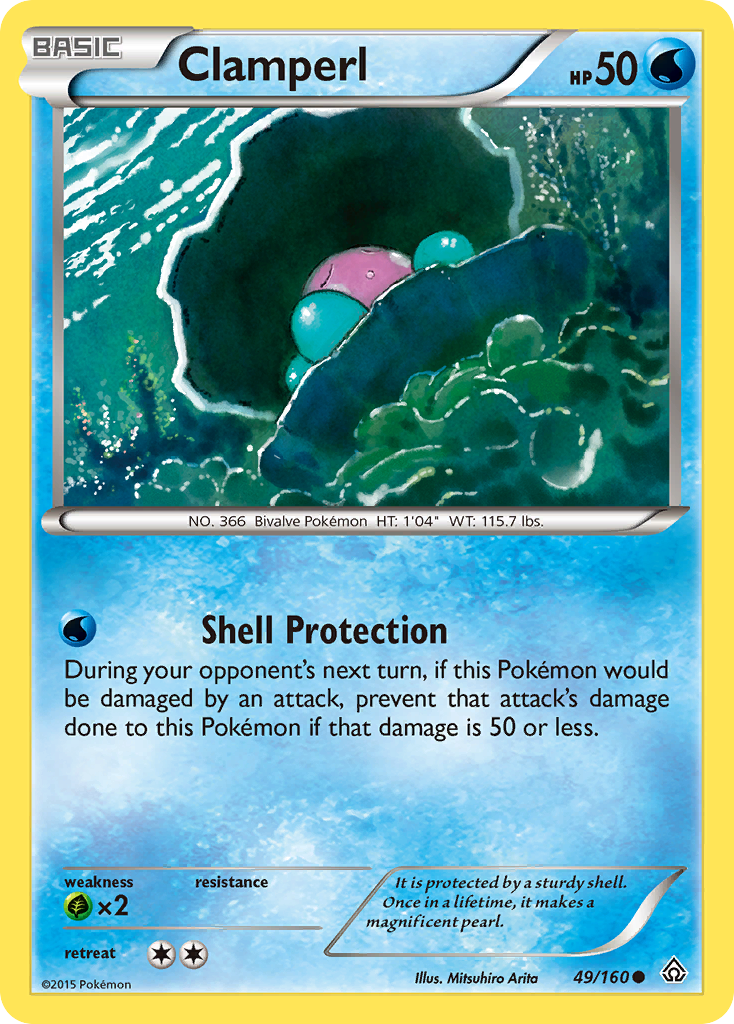 Clamperl (49/160) [XY: Primal Clash] | Rock City Comics