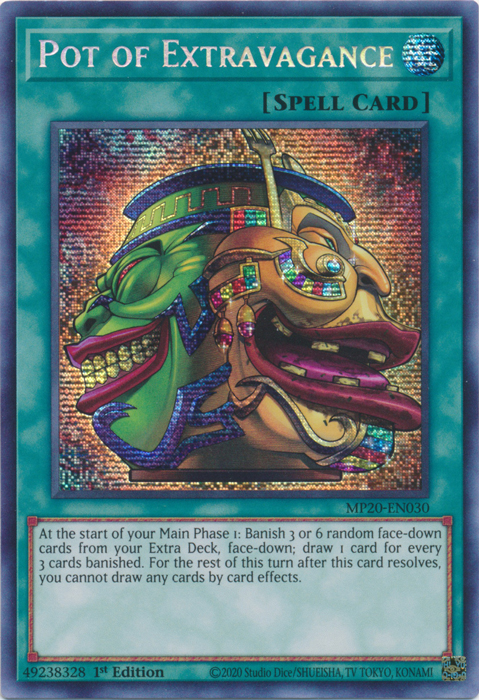 Pot of Extravagance [MP20-EN030] Prismatic Secret Rare | Rock City Comics