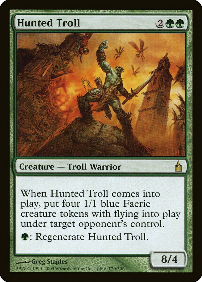 Hunted Troll [Ravnica: City of Guilds] | Rock City Comics