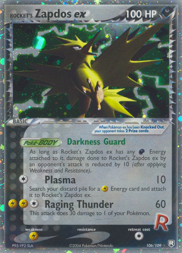 Rocket's Zapdos ex (106/109) [EX: Team Rocket Returns] | Rock City Comics
