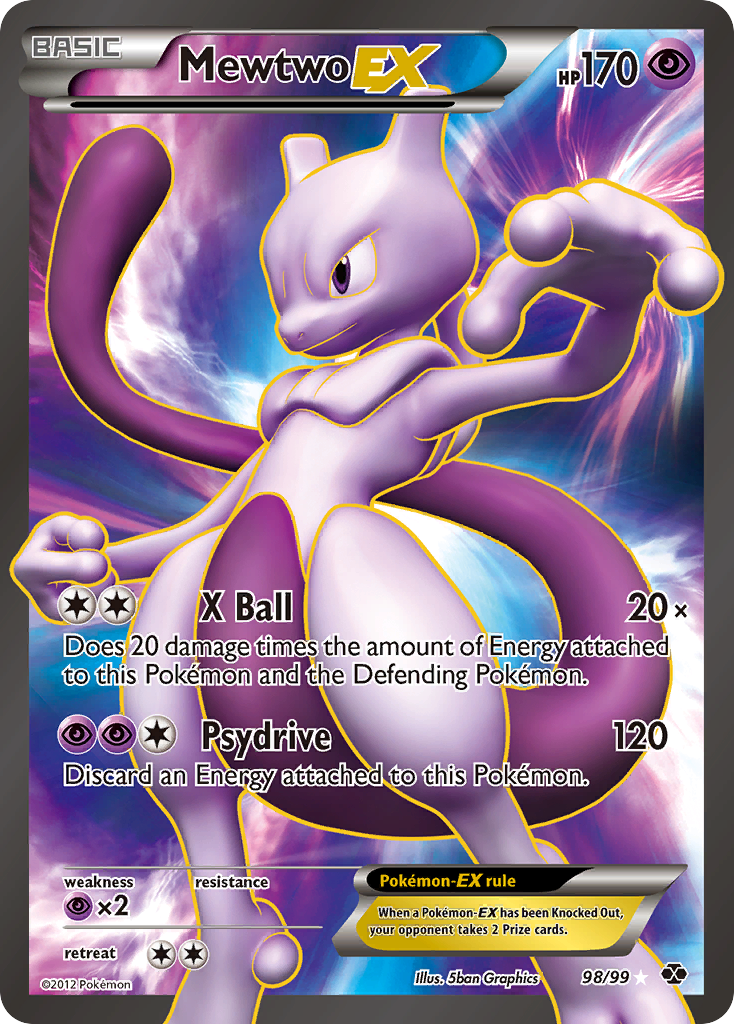 Mewtwo EX (98/99) [Black & White: Next Destinies] | Rock City Comics