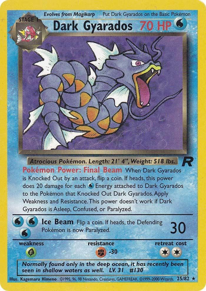 Dark Gyarados (25/82) [Team Rocket Unlimited] | Rock City Comics