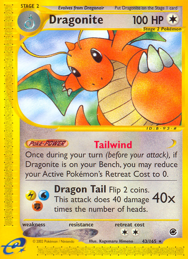 Dragonite (43/165) [Expedition: Base Set] | Rock City Comics