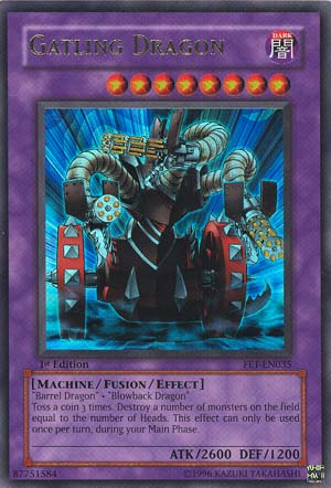 Gatling Dragon [FET-EN035] Ultra Rare | Rock City Comics