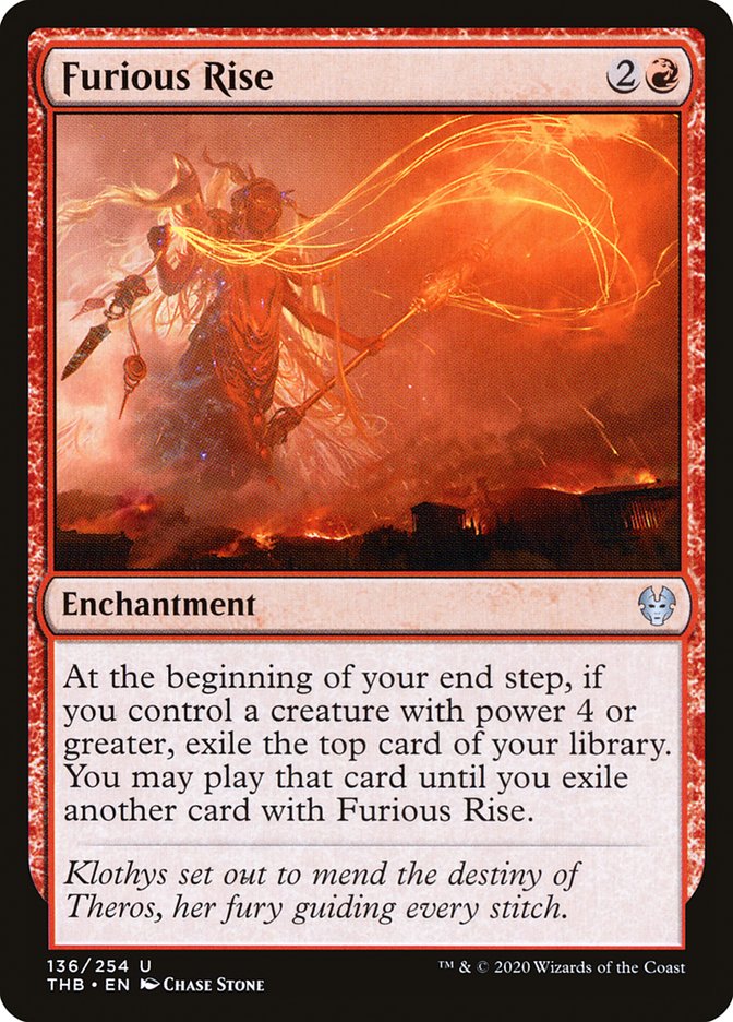 Furious Rise [Theros Beyond Death] | Rock City Comics