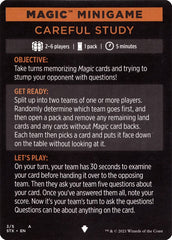 Careful Study (Magic Minigame) [Strixhaven: School of Mages Minigame] | Rock City Comics