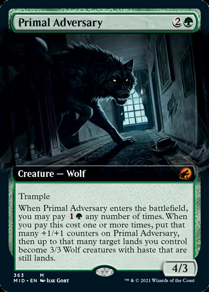 Primal Adversary (Extended) [Innistrad: Midnight Hunt] | Rock City Comics