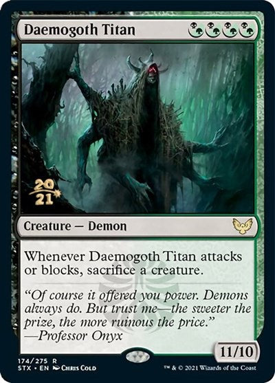 Daemogoth Titan [Strixhaven: School of Mages Prerelease Promos] | Rock City Comics