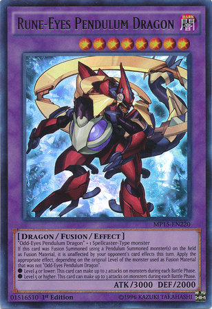 Rune-Eyes Pendulum Dragon [MP15-EN220] Ultra Rare | Rock City Comics