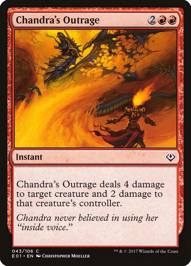 Chandra's Outrage [Archenemy: Nicol Bolas] | Rock City Comics