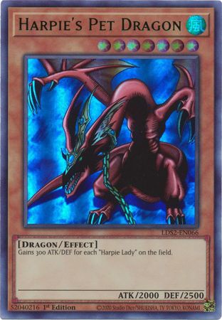 Harpie's Pet Dragon (Green) [LDS2-EN066] Ultra Rare | Rock City Comics