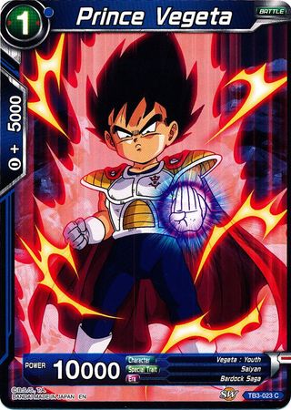 Prince Vegeta [TB3-023] | Rock City Comics