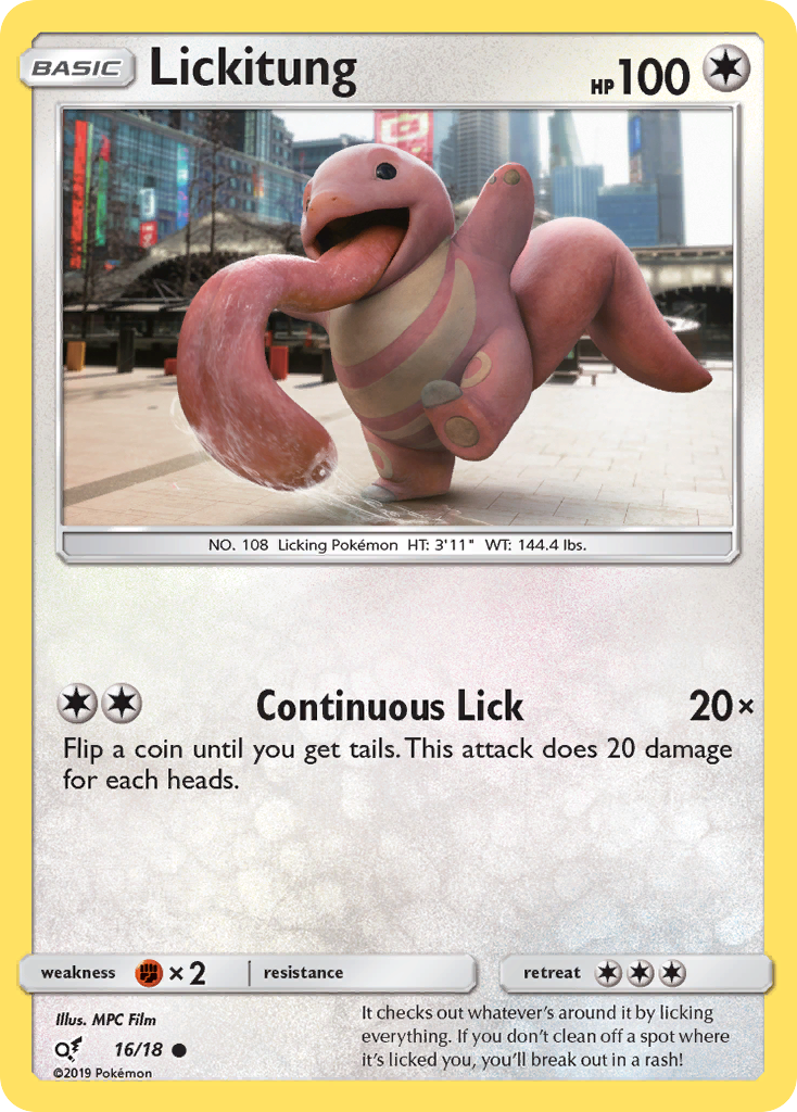 Lickitung (16/18) [Sun & Moon: Detective Pikachu] | Rock City Comics