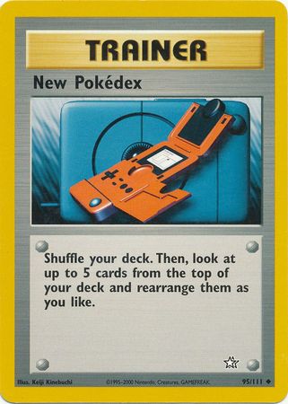 New Pokedex (95/111) [Neo Genesis Unlimited] | Rock City Comics