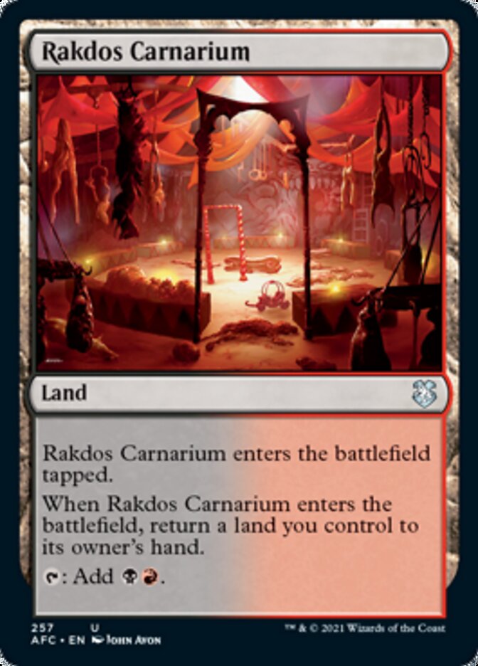 Rakdos Carnarium [Dungeons & Dragons: Adventures in the Forgotten Realms Commander] | Rock City Comics