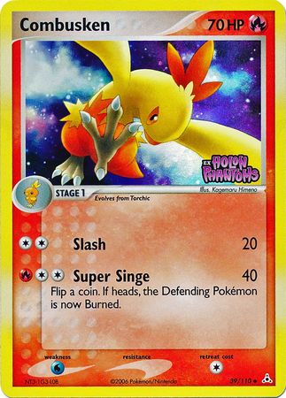 Combusken (39/110) (Stamped) [EX: Holon Phantoms] | Rock City Comics